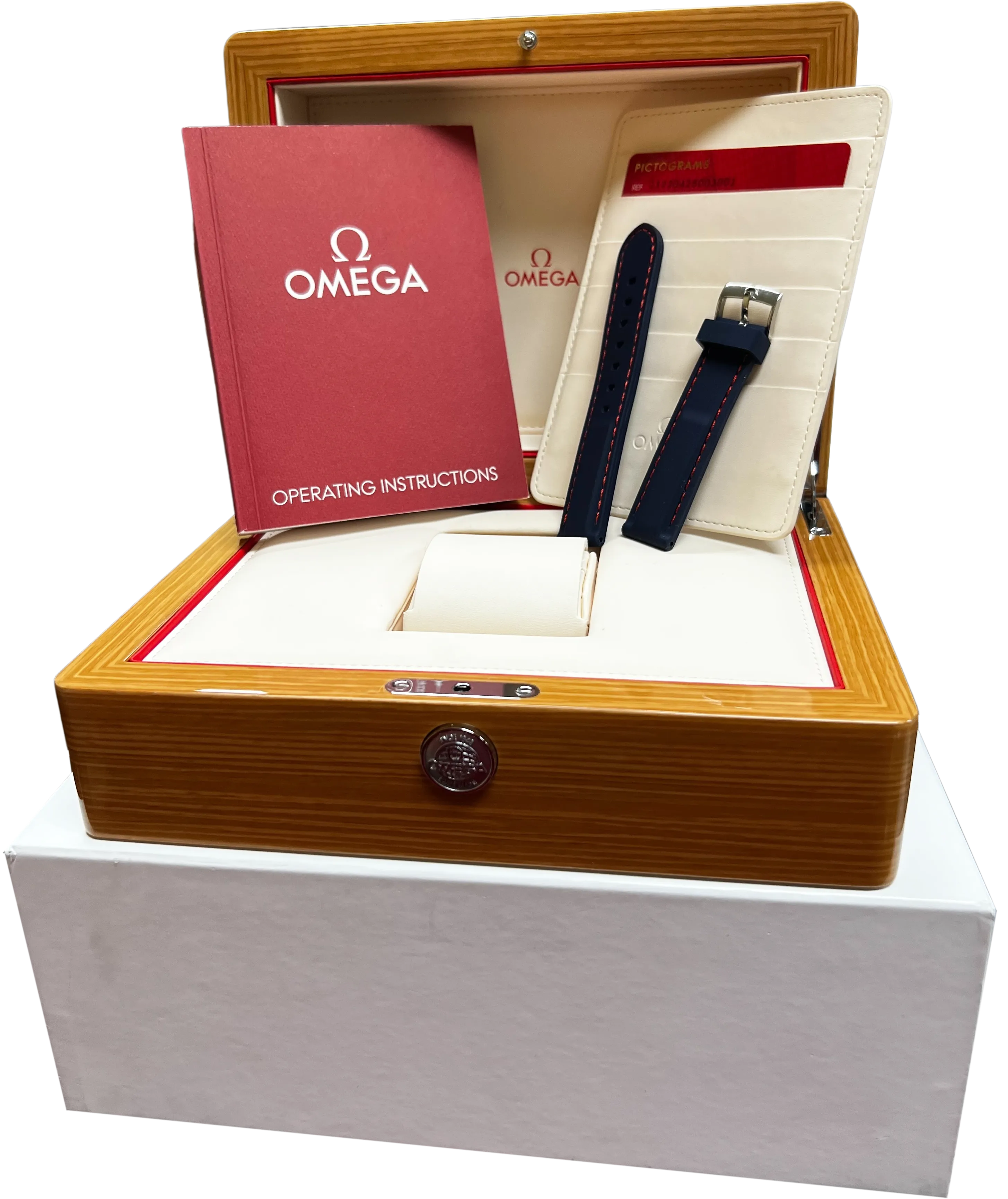 Omega Seamaster Diver 300 Chronograph 42mm Blue Steel 212.30.42.50.03.001 Watch