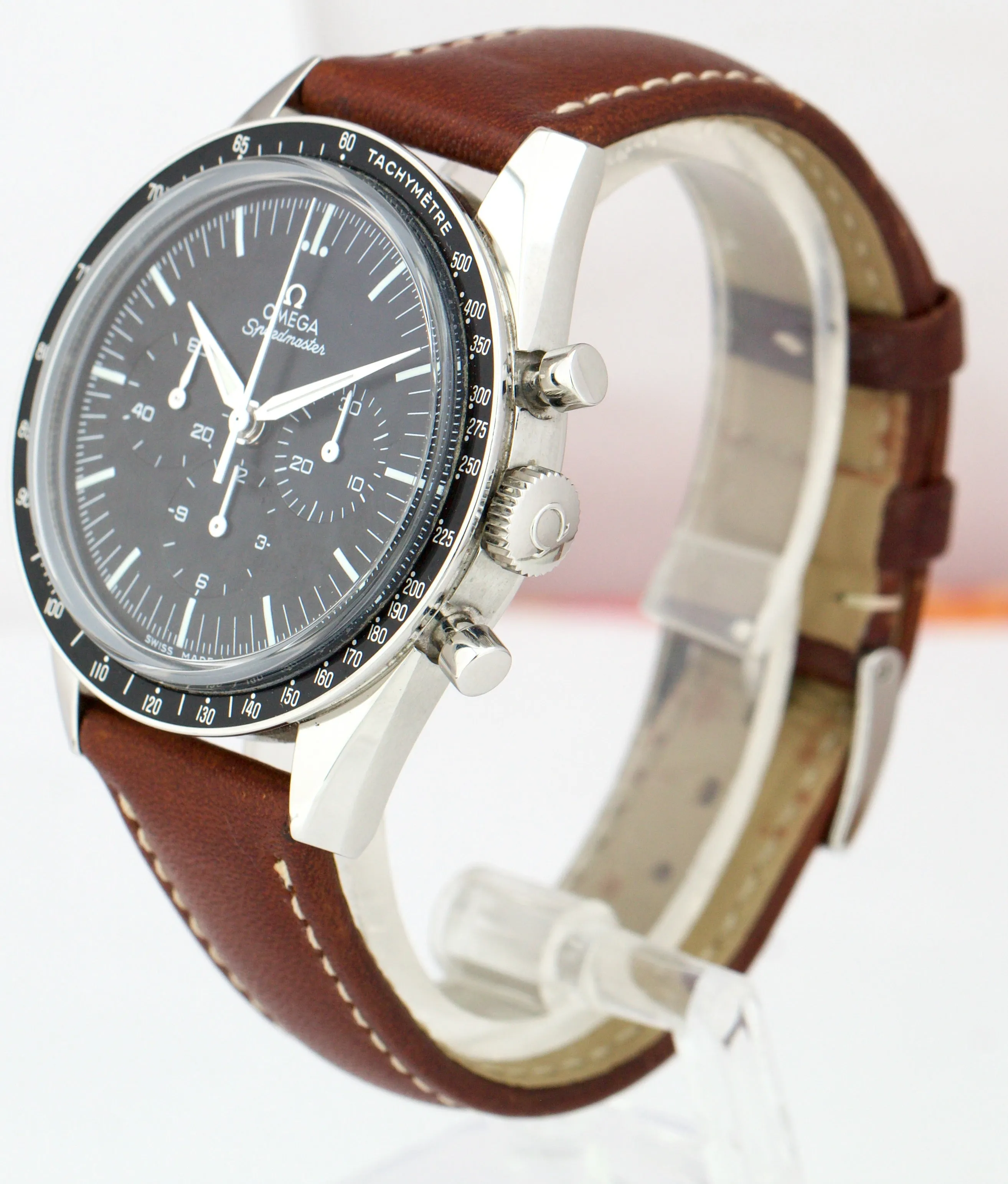 Omega Speedmaster Moonwatch 39.7mm Chronograph Watch 311.32.40.30.01.001 B P