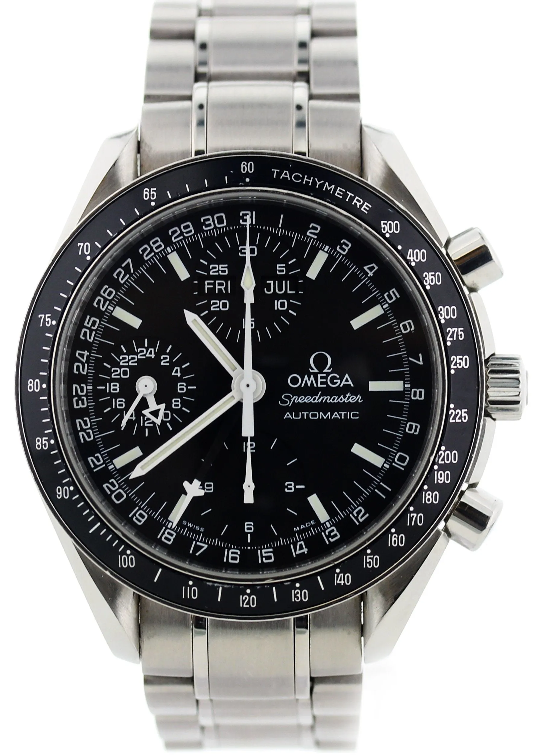 Omega Speedmaster Triple Date 3520.50.00 Mens Watch