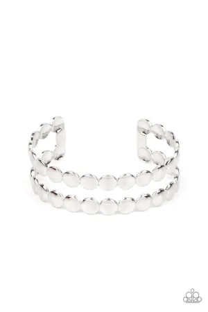 On the Spot Shimmer Silver Paparazzi Bracelet
