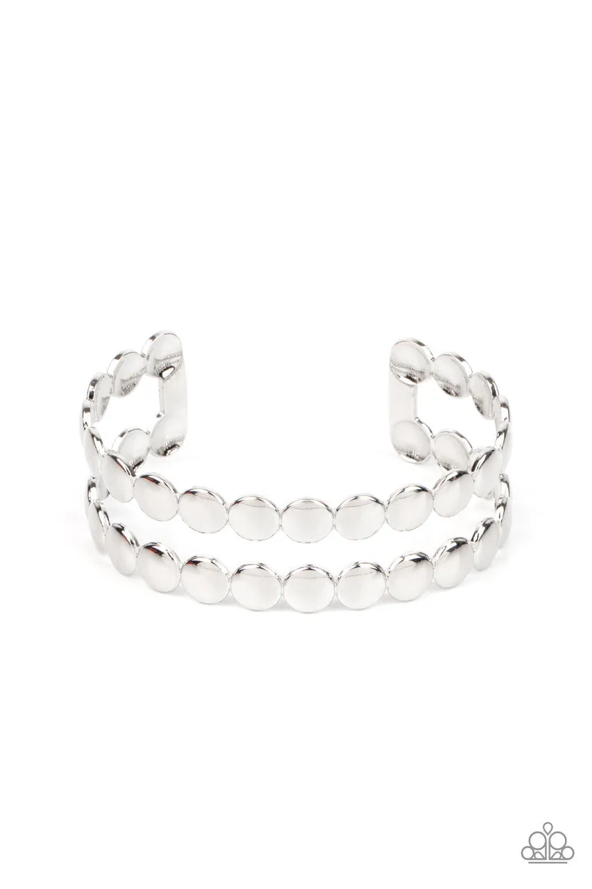 On the Spot Shimmer Silver Paparazzi Bracelet