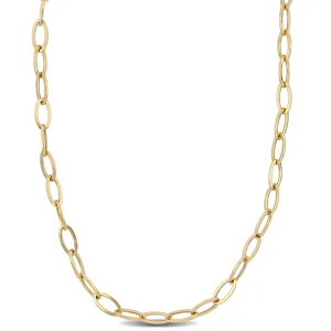 Oval Link Necklace 18K, 24.5 inch
