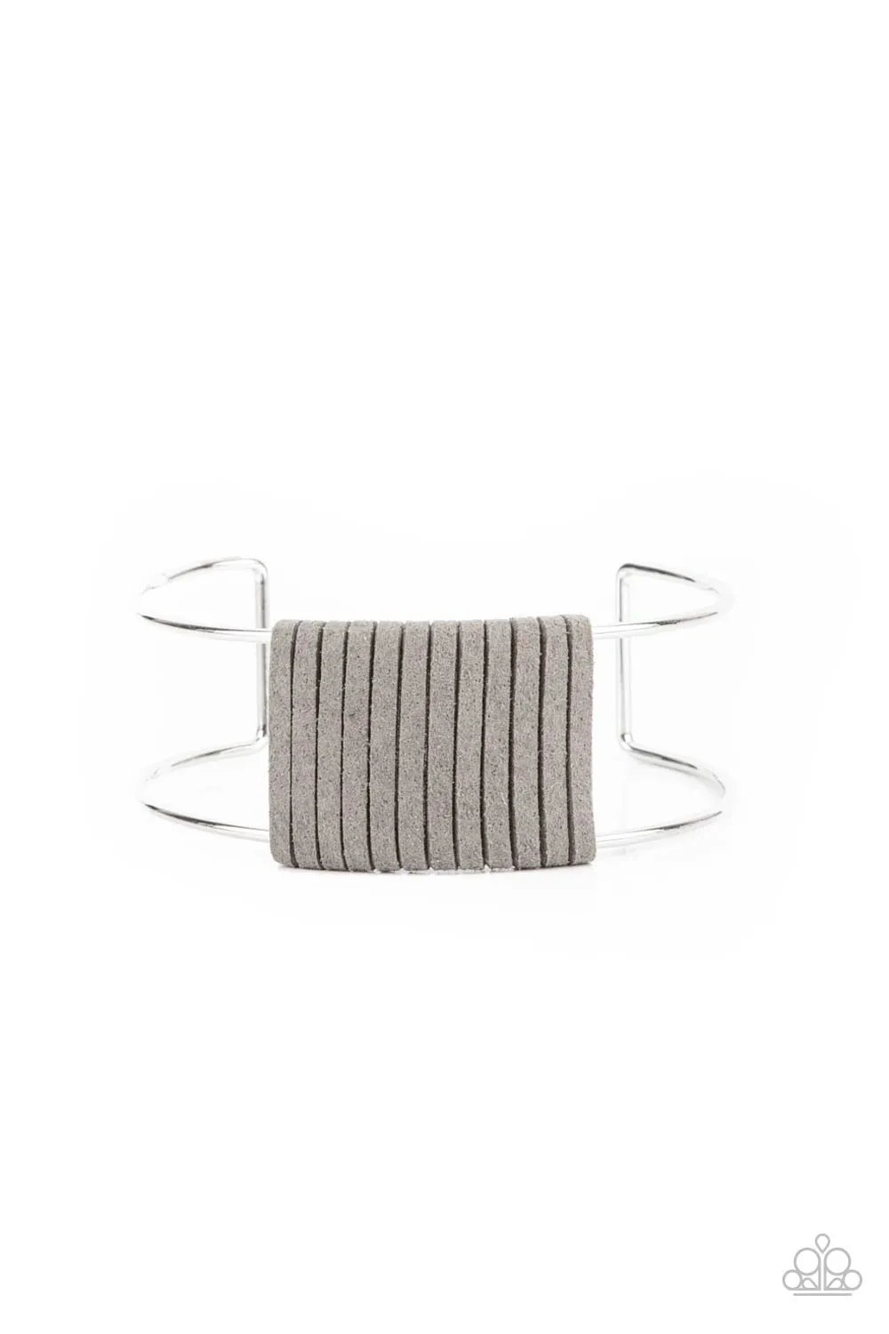 Paparazzi Free Expression - Silver Bracelet