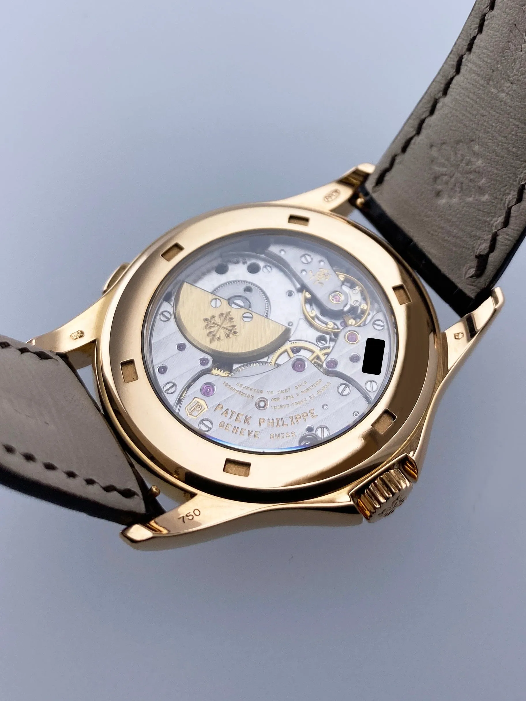 Patek Philippe World Time 5130R 18K Rose Gold Mens Watch Box Papers