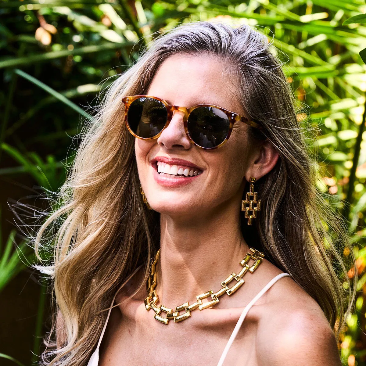 Pathway Link Necklace - Gold