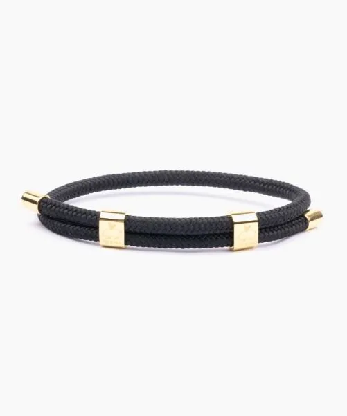 Pig and Hen Little Lewis 3mm Black | Gold