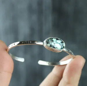 Poseidon Variscite Stacking Cuff No.40