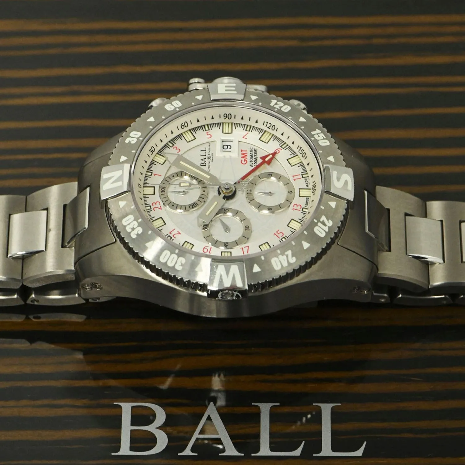 Pre-Owned Ball Engineer Hydrocarbon Spacemaster Orbital Automatic – DC2036C-S-WH-PRE