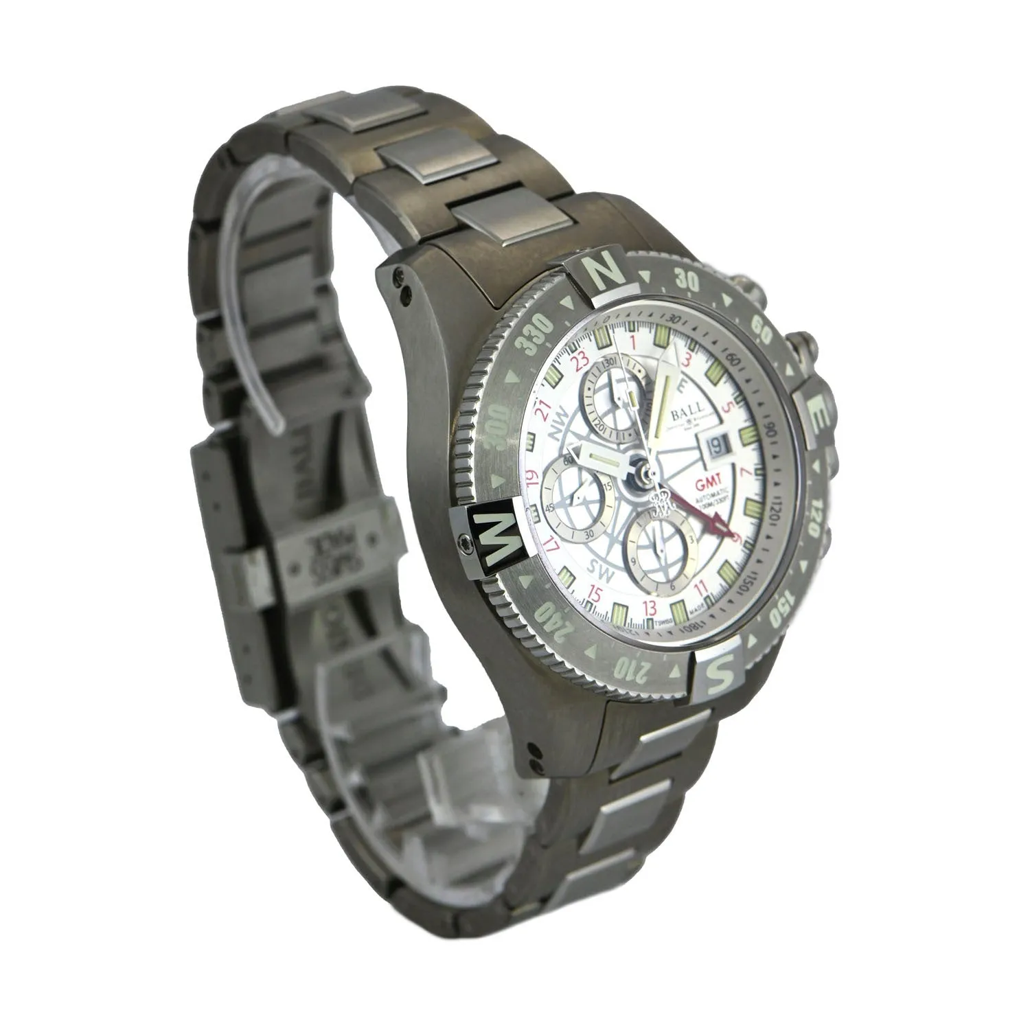 Pre-Owned Ball Engineer Hydrocarbon Spacemaster Orbital Automatic – DC2036C-S-WH-PRE