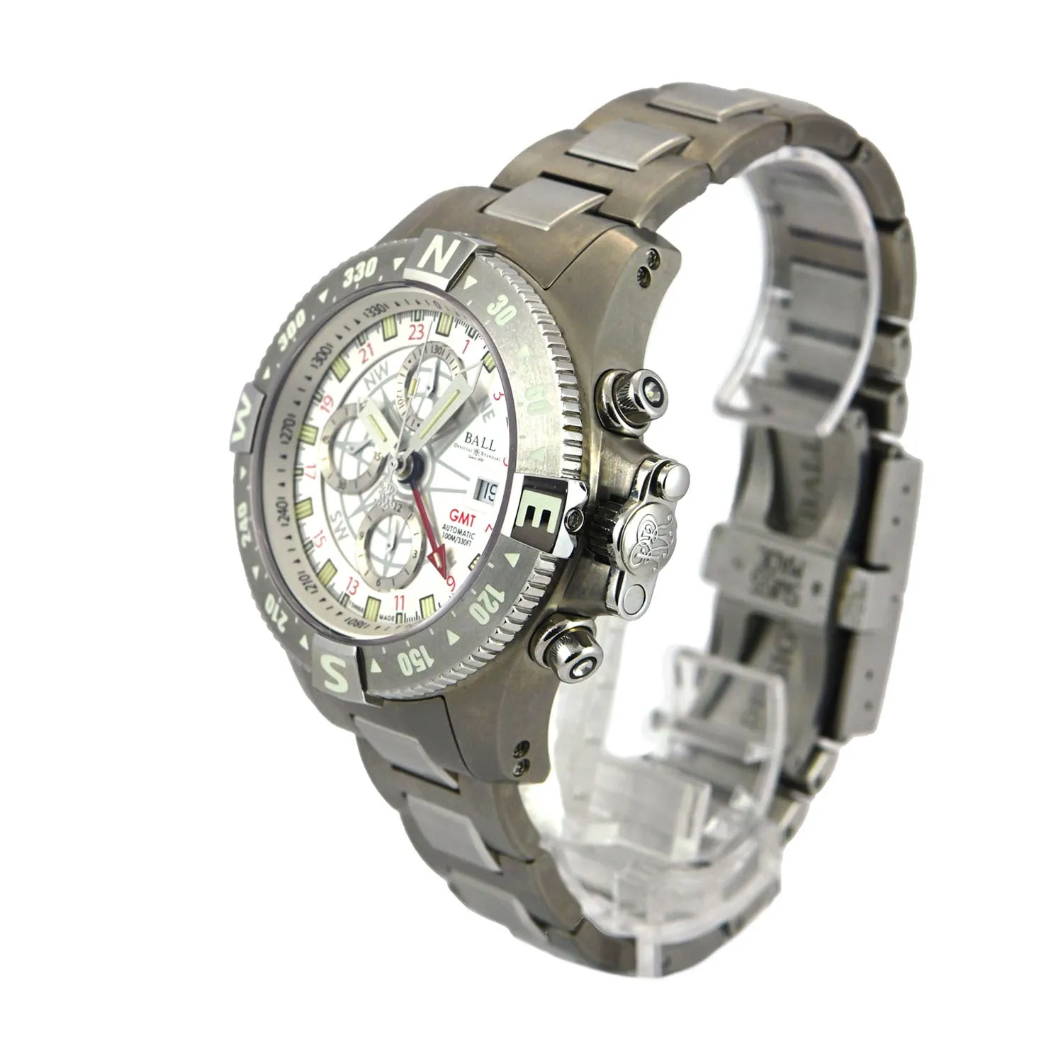 Pre-Owned Ball Engineer Hydrocarbon Spacemaster Orbital Automatic – DC2036C-S-WH-PRE