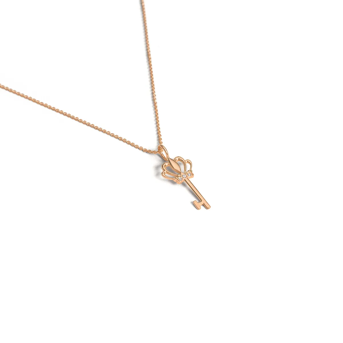 Princess Diamond Key necklace