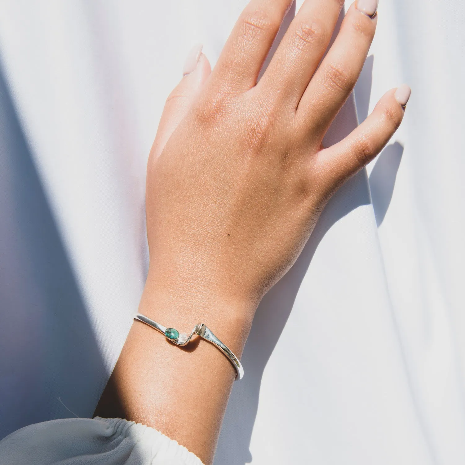 Radiante: Turquoise Aurora Cuff Bracelet