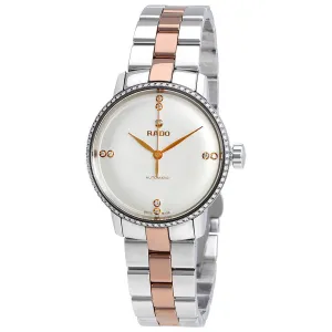 Rado Coupole Classic Automatic White Dial Diamond Ladies Watch R22875722