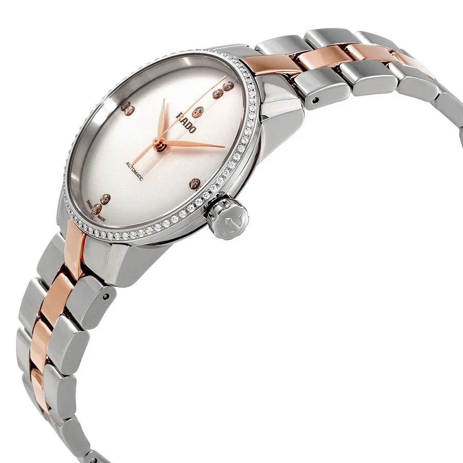 Rado Coupole Classic Automatic White Dial Diamond Ladies Watch R22875722