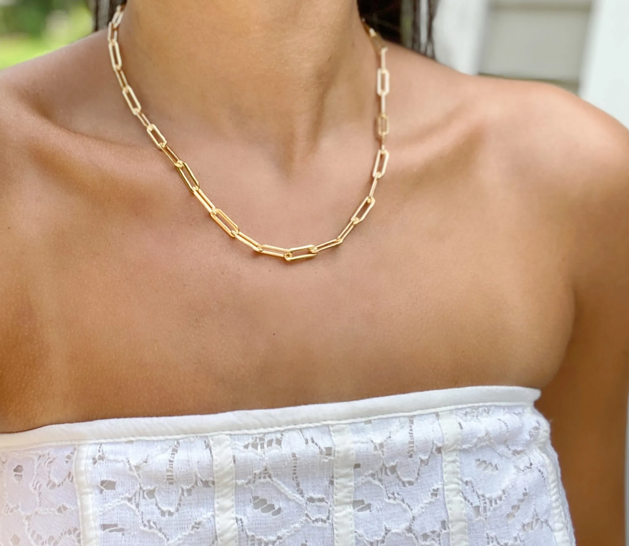 RAMY BIG LINK CHAIN LINK  - GOLD FILLED