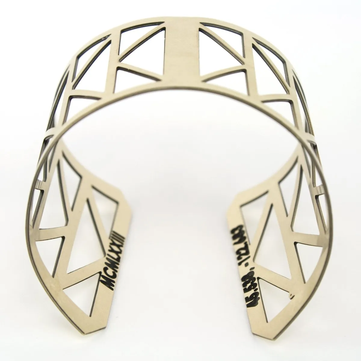 Recast Fremont Bridge cuff bracelet