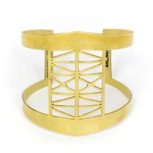 Recast Steel Bridge Cuff Bracelet