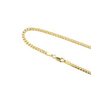 Rich 10K Yellow Gold 22" Curb Link Chain