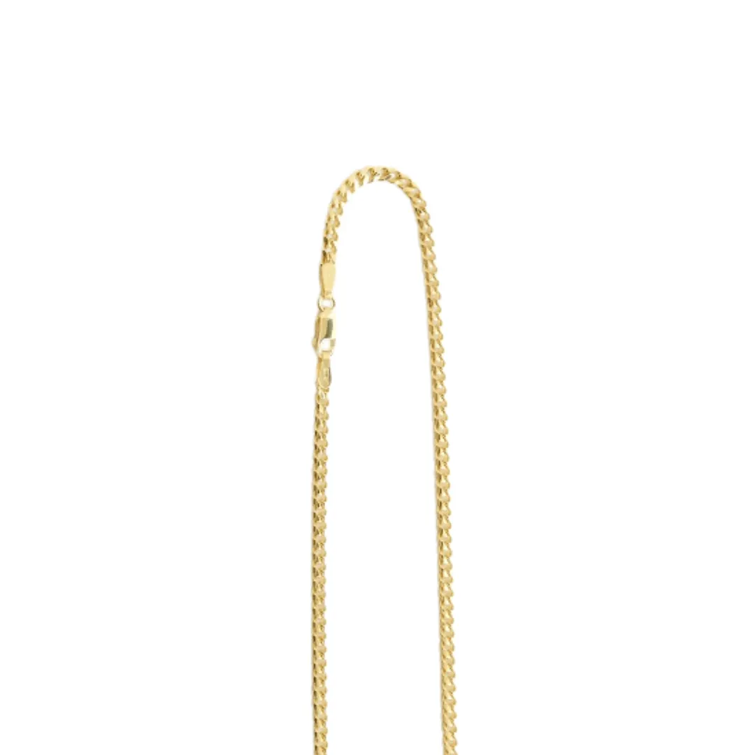 Rich 10K Yellow Gold 22" Curb Link Chain