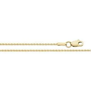 Rich 14K Yellow Gold 20" Wheat Link Chain