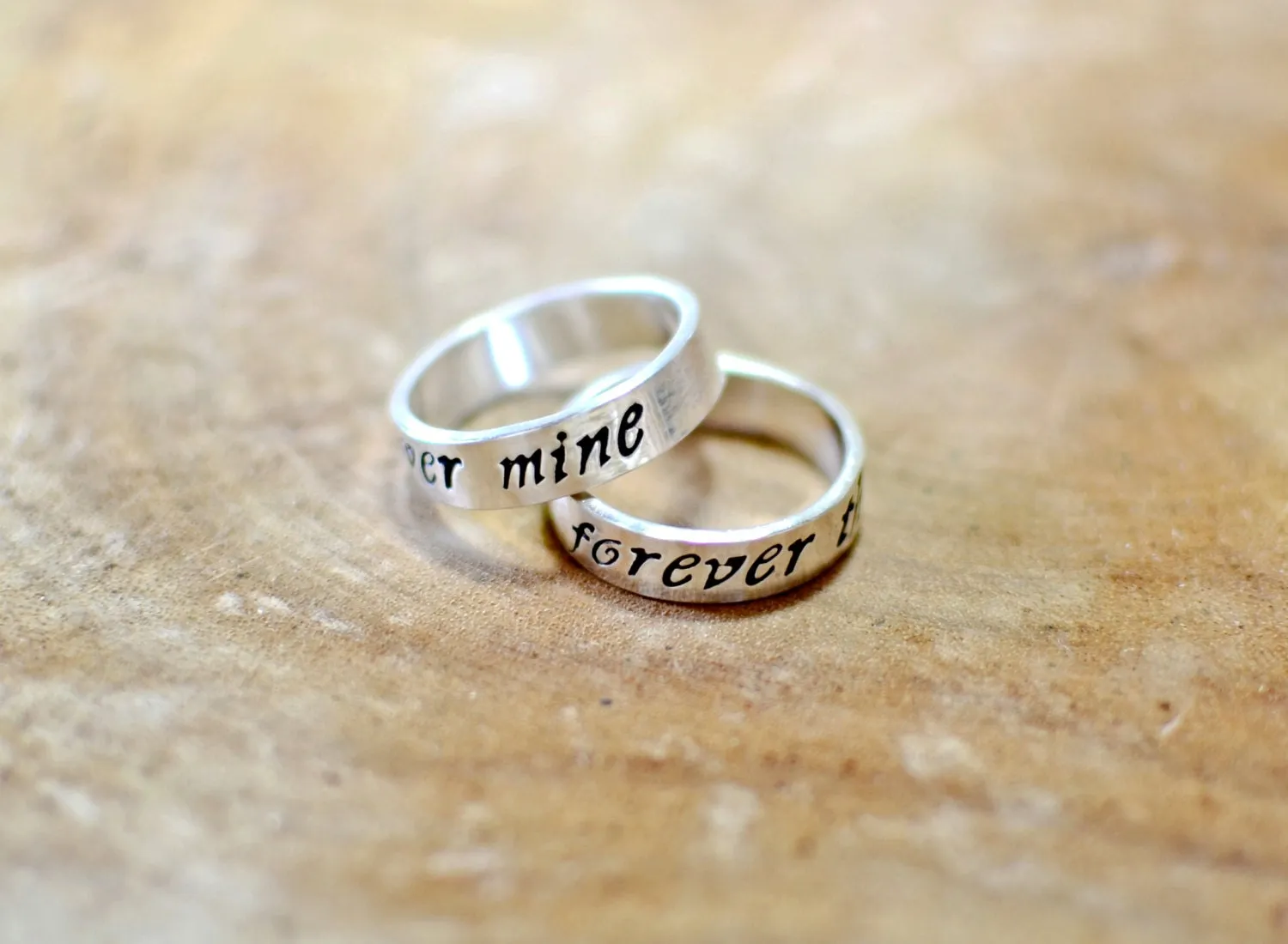 Ring set in sterling silver