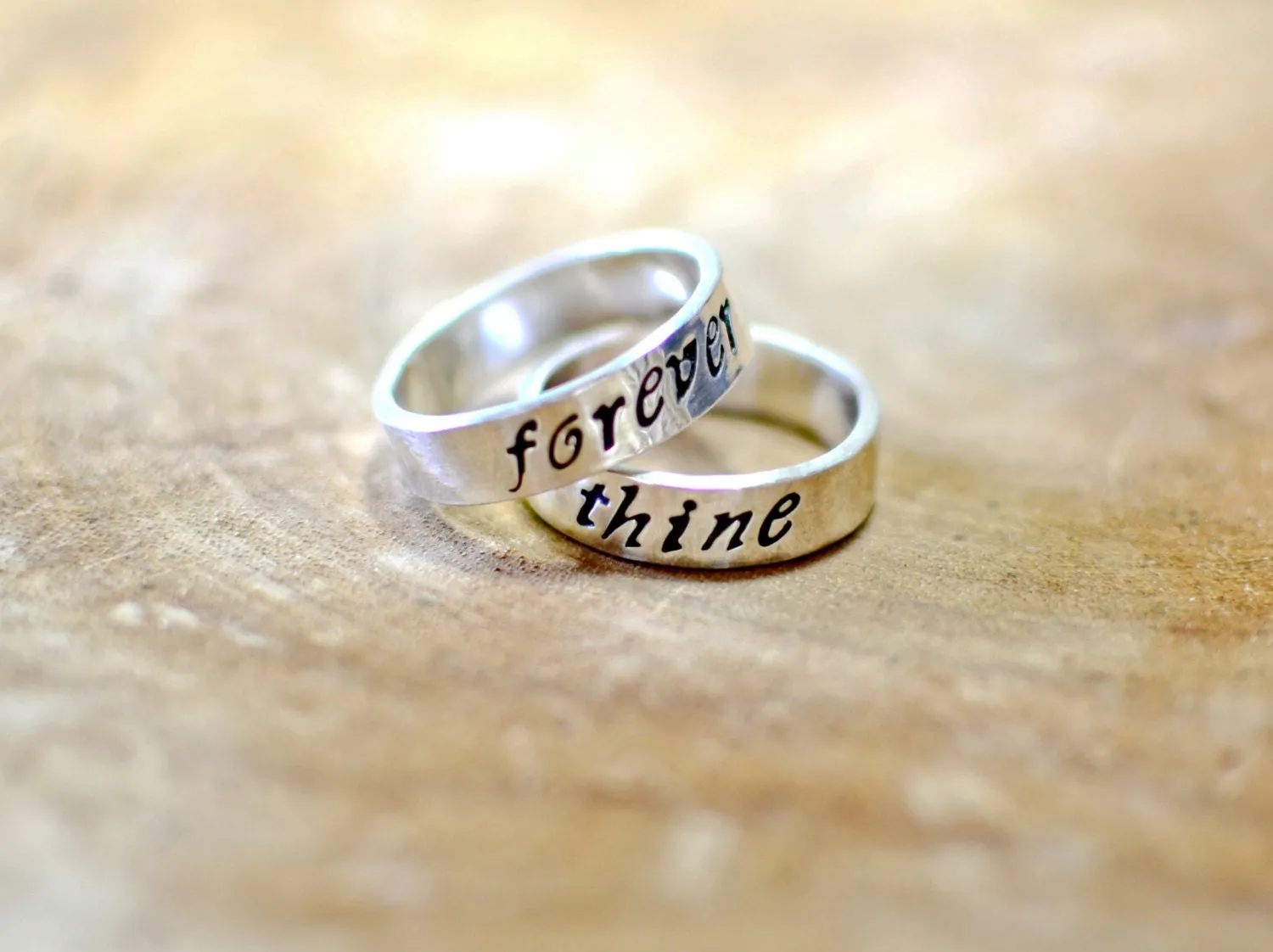Ring set in sterling silver
