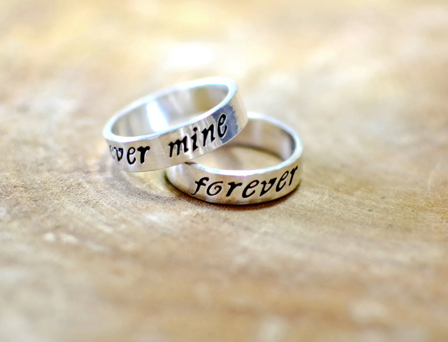 Ring set in sterling silver