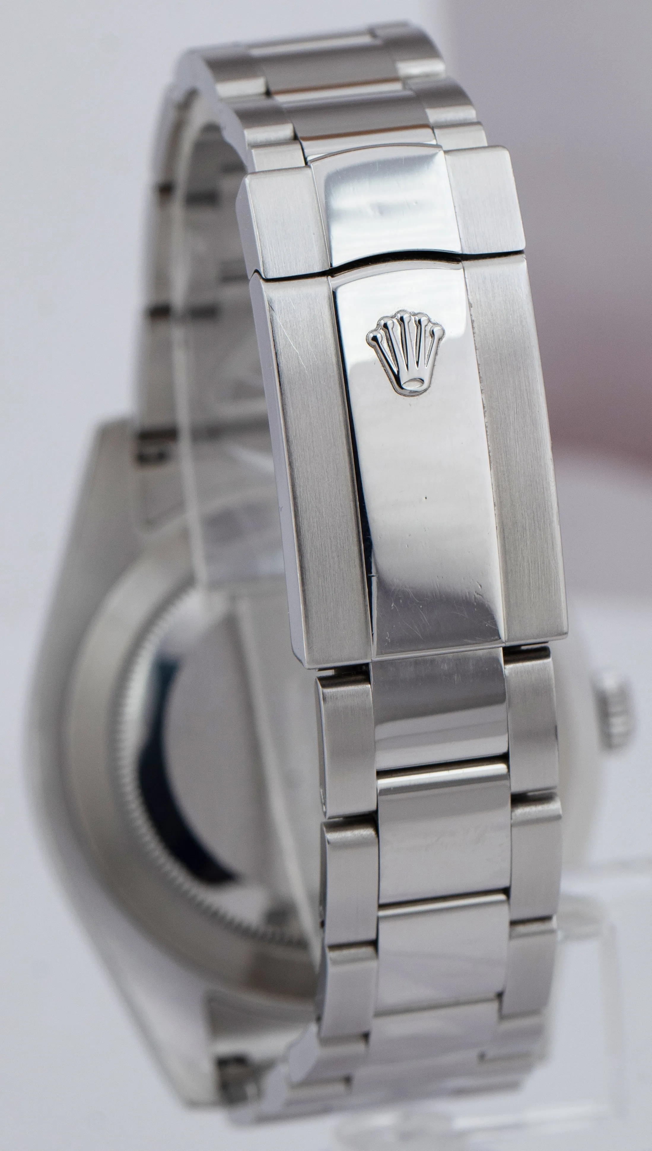 Rolex Datejust II Gray Black Roman Dial Steel 18K White Gold 116334 41MM Watch