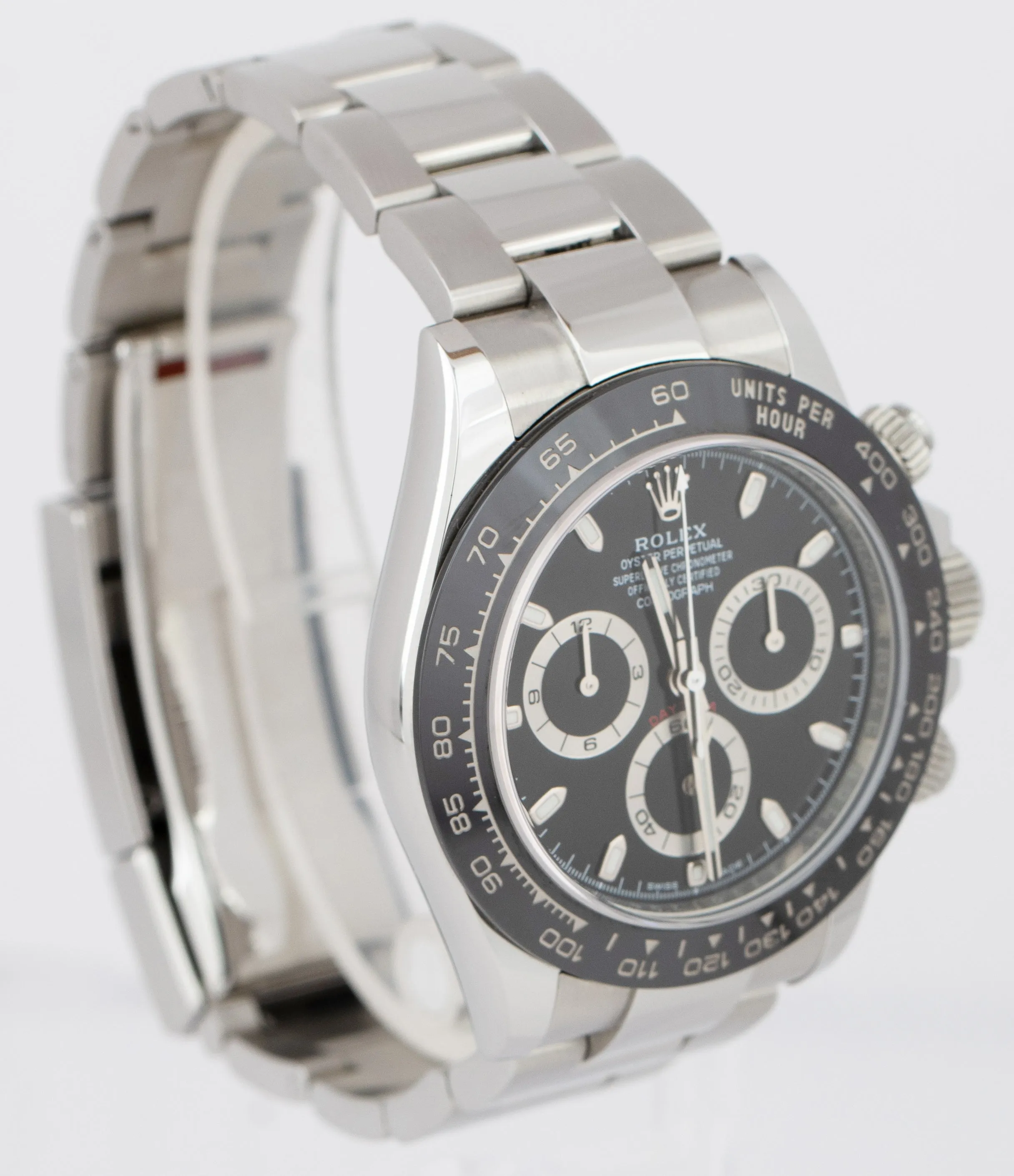 Rolex Daytona Cosmograph Black Stainless Steel Chronograph Watch 116500 LN BOX