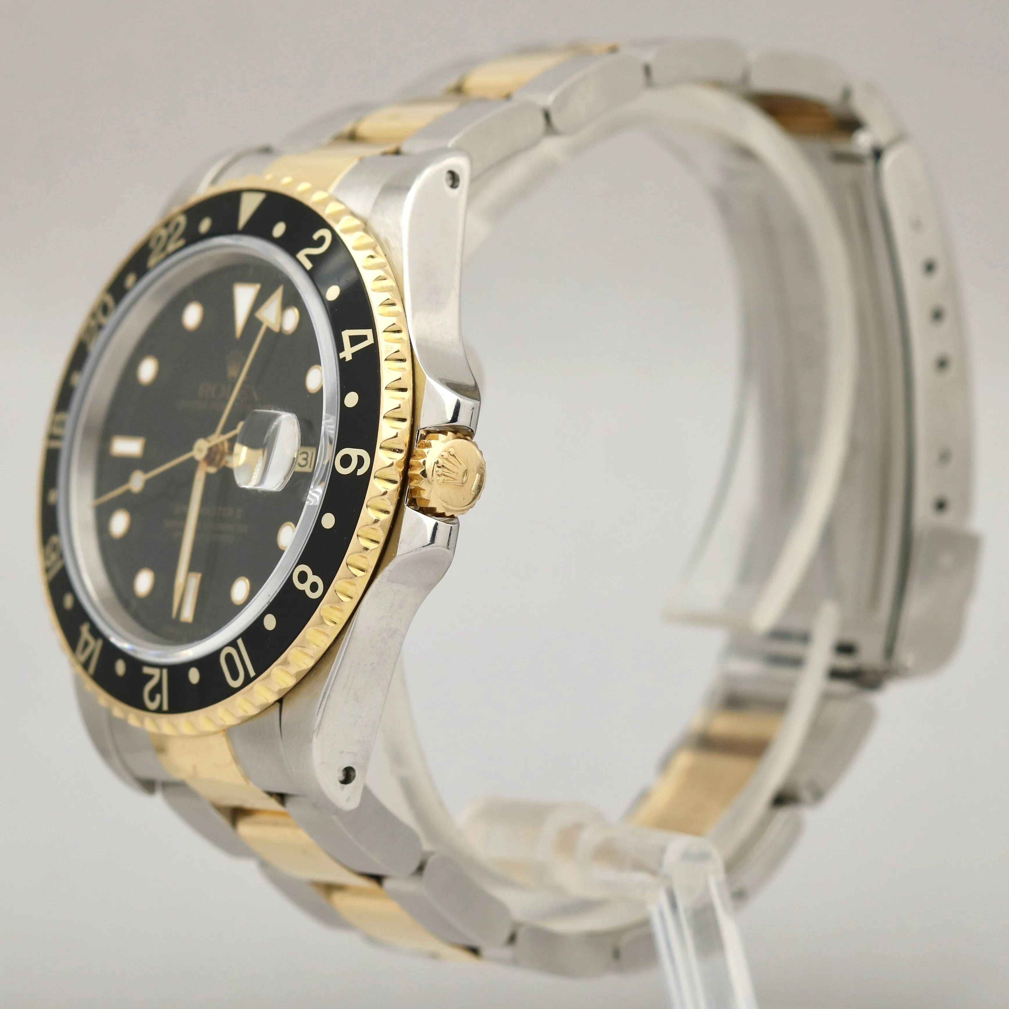 Rolex GMT-Master II 40mm 16713 18K Two-Tone Stainless Oyster 18K Gold Watch