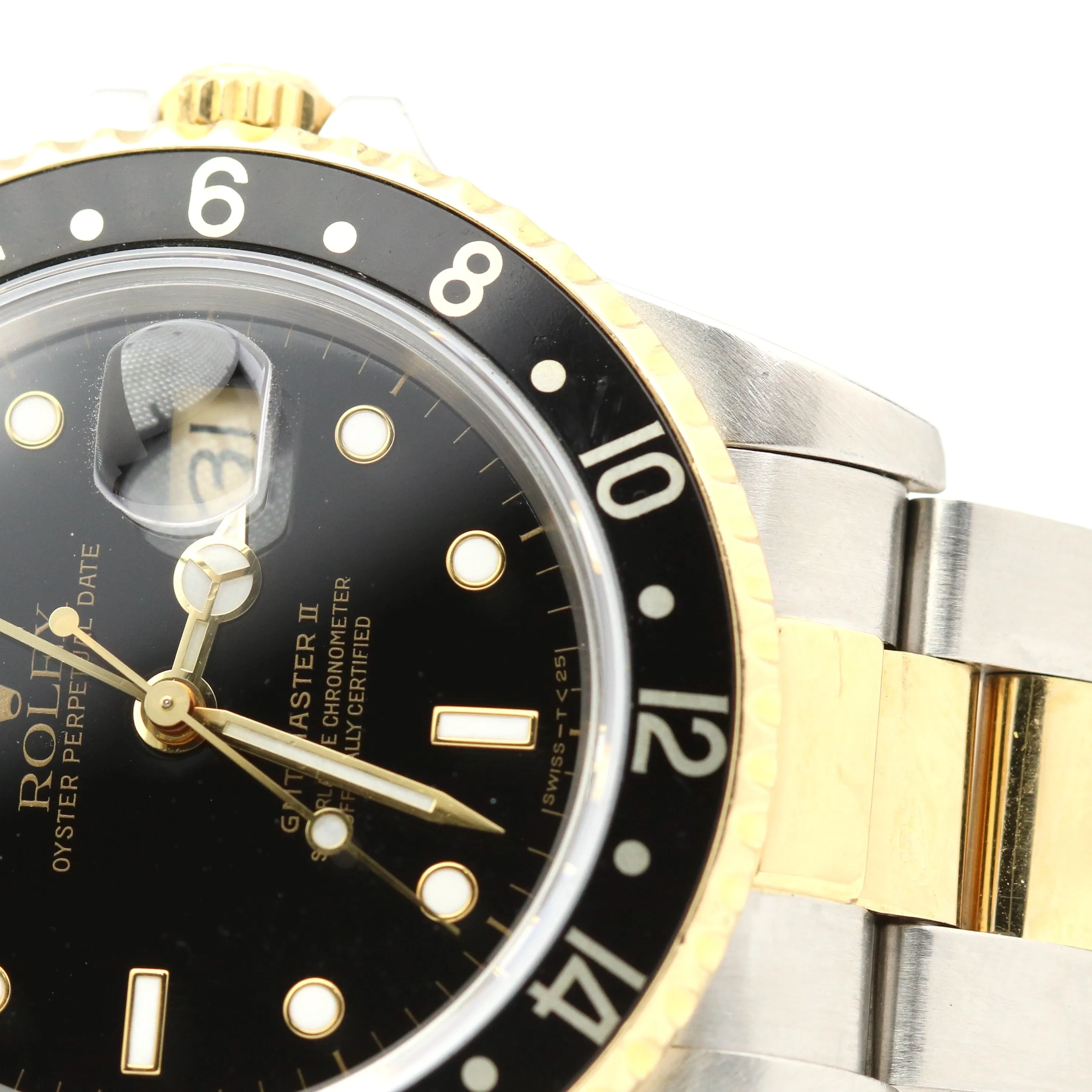 Rolex GMT-Master II 40mm 16713 18K Two-Tone Stainless Oyster 18K Gold Watch
