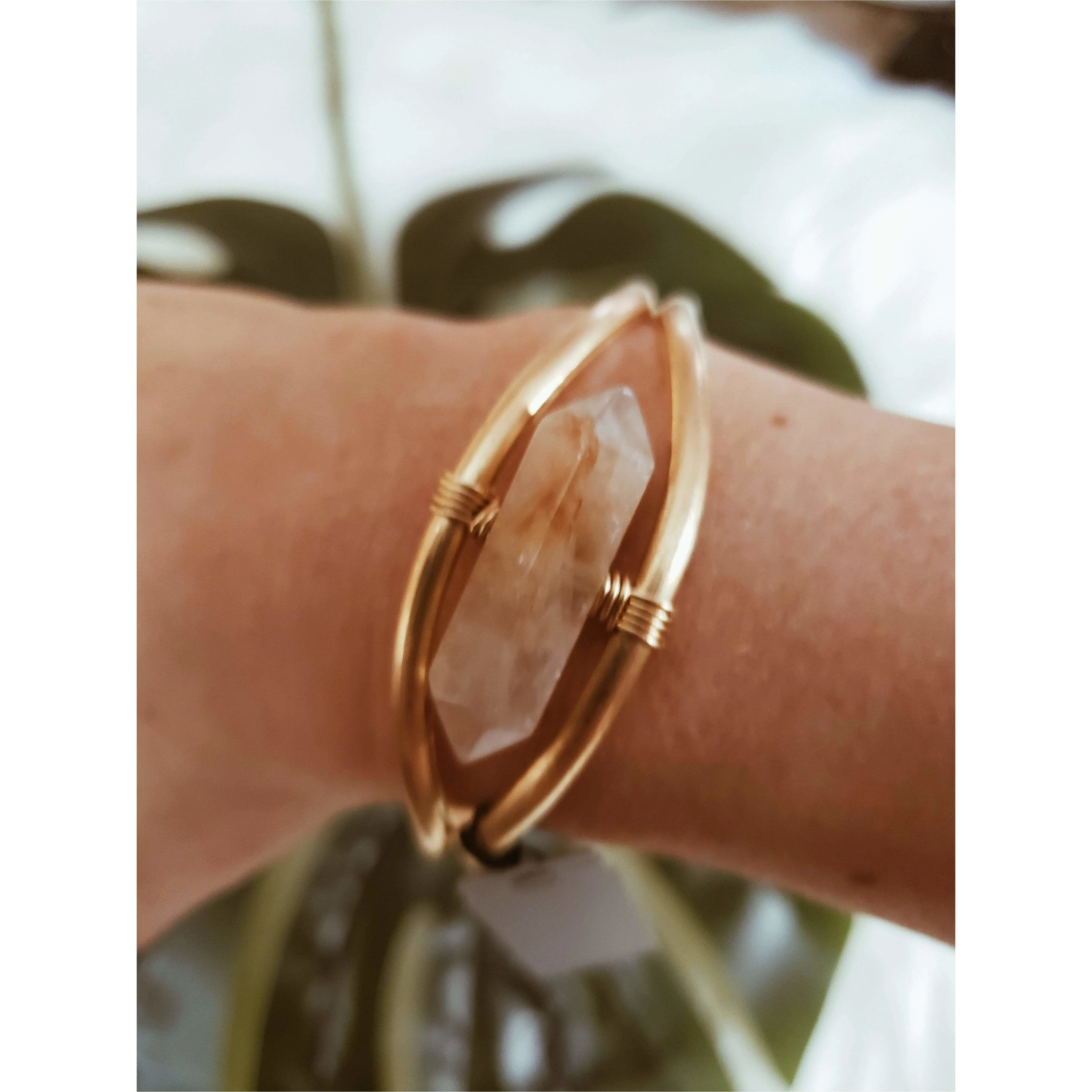 Roosevelt Island Crystal Bracelet - Citrine