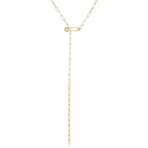 Safety Pin Link Lariat