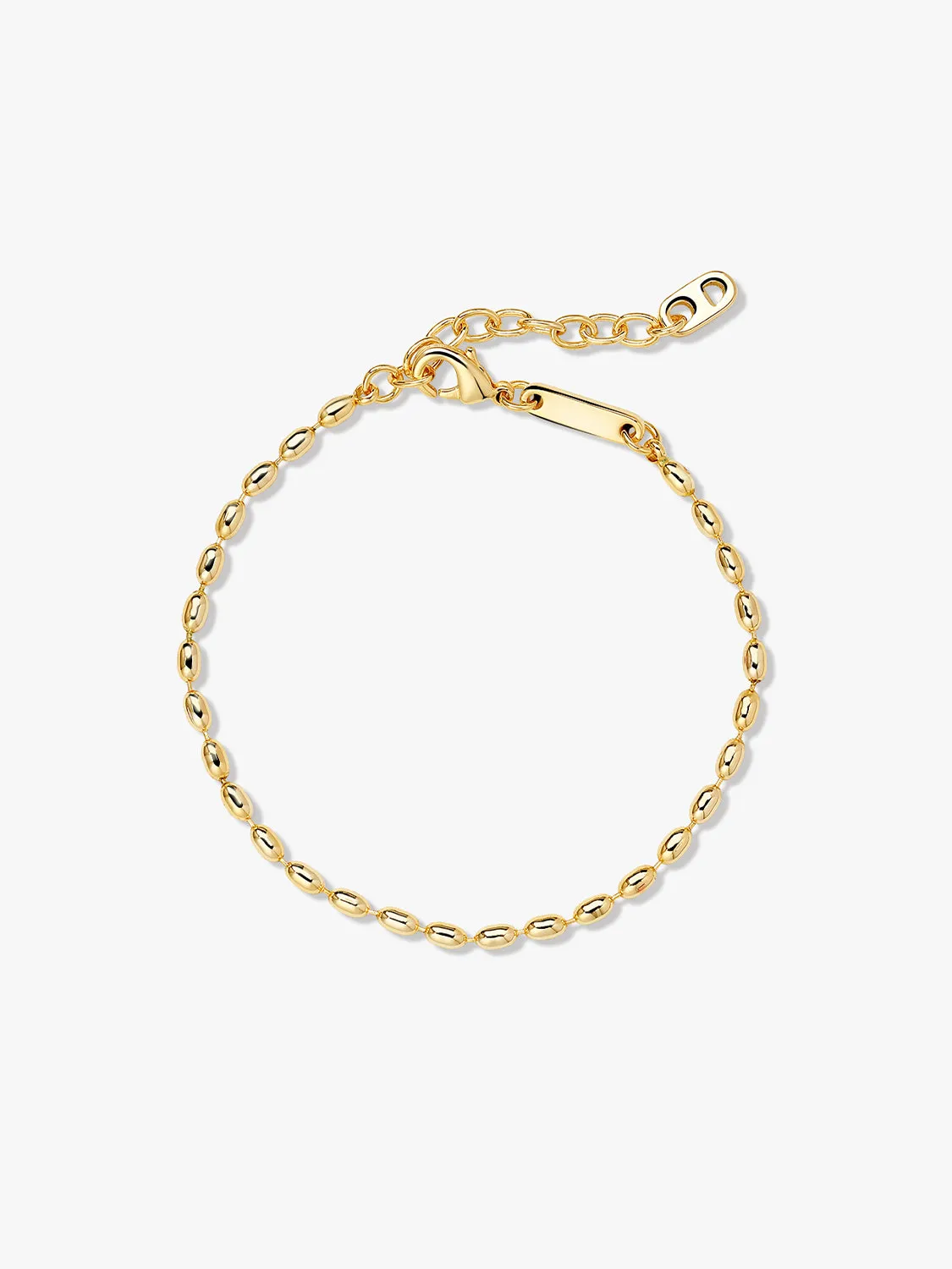 Seed Beaded Chain Bracelet