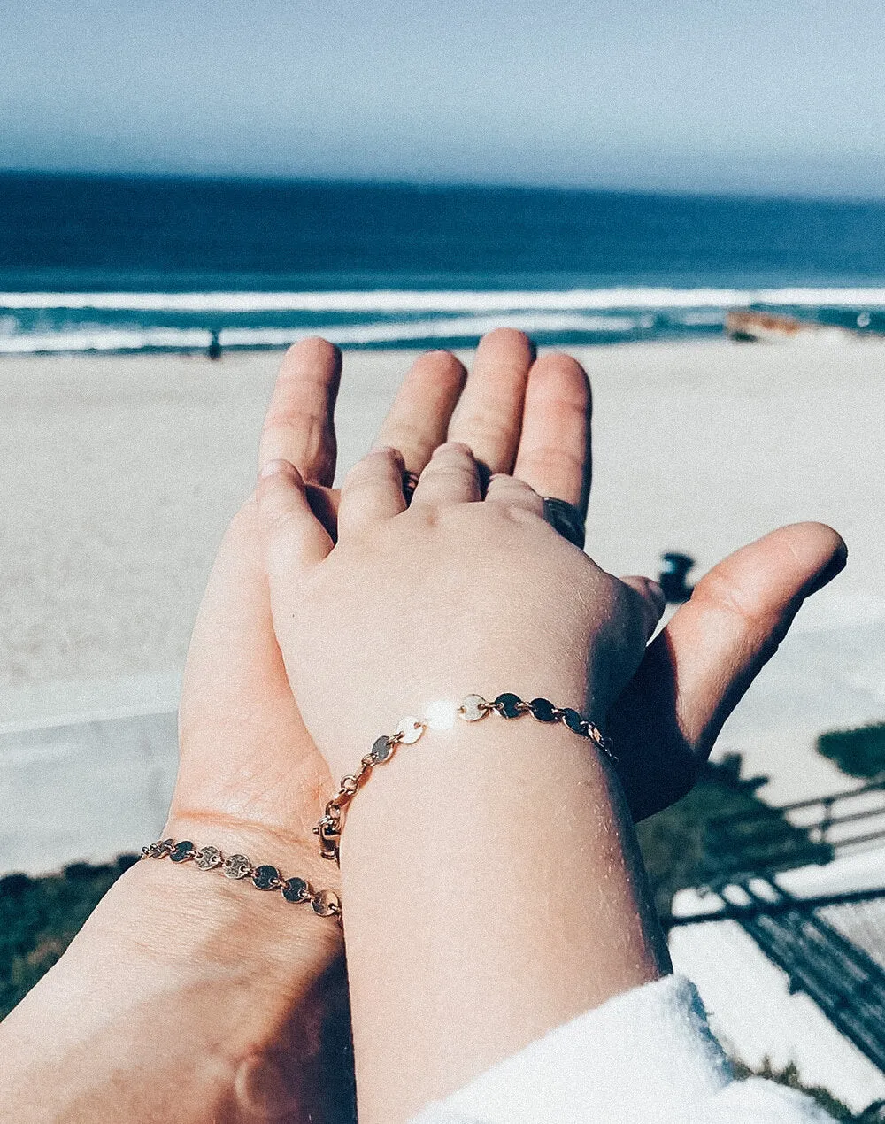 SEQUIN CHAIN BRACELET