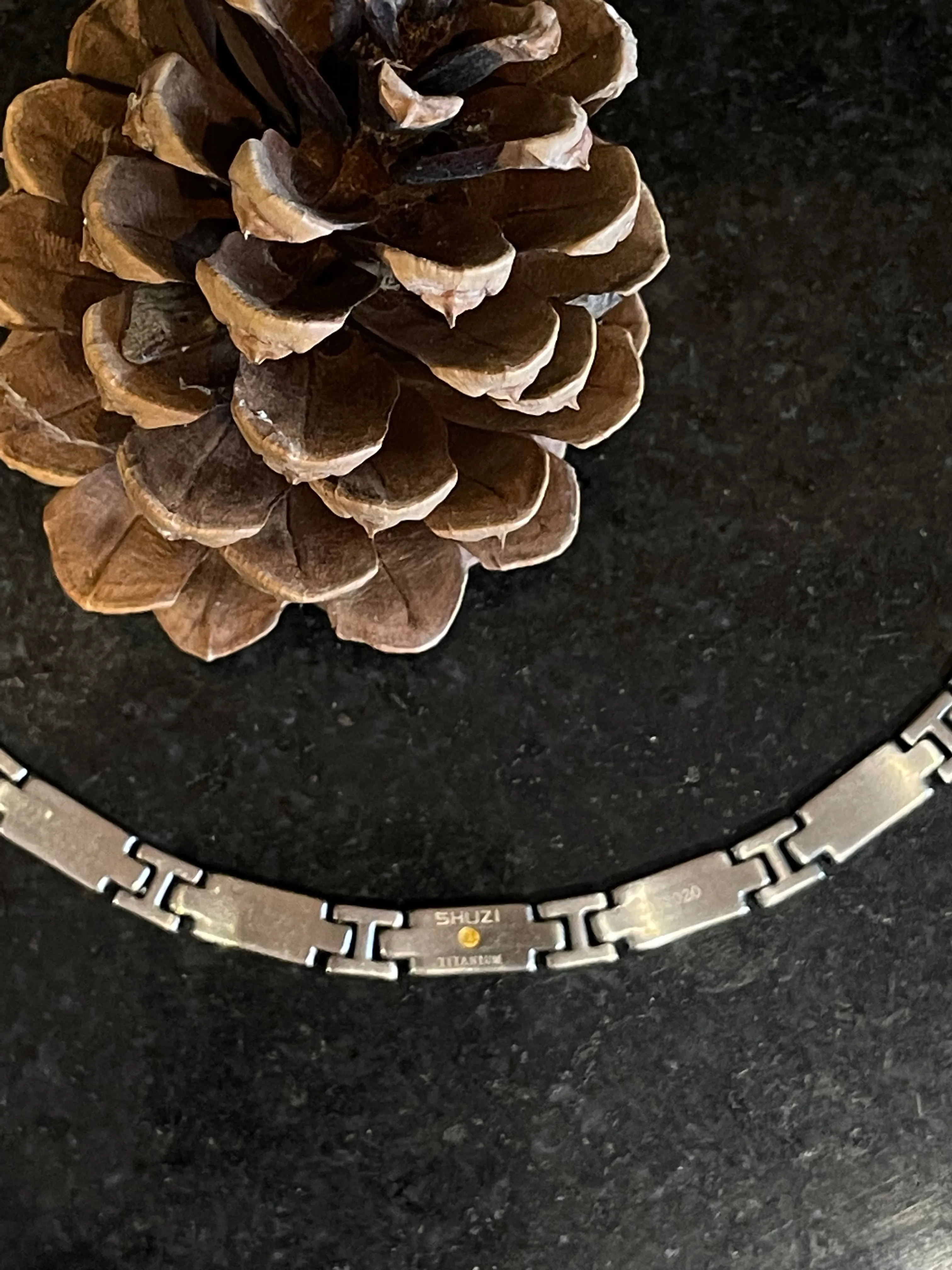 Shuzi Titanium Bracelet for Him or Her