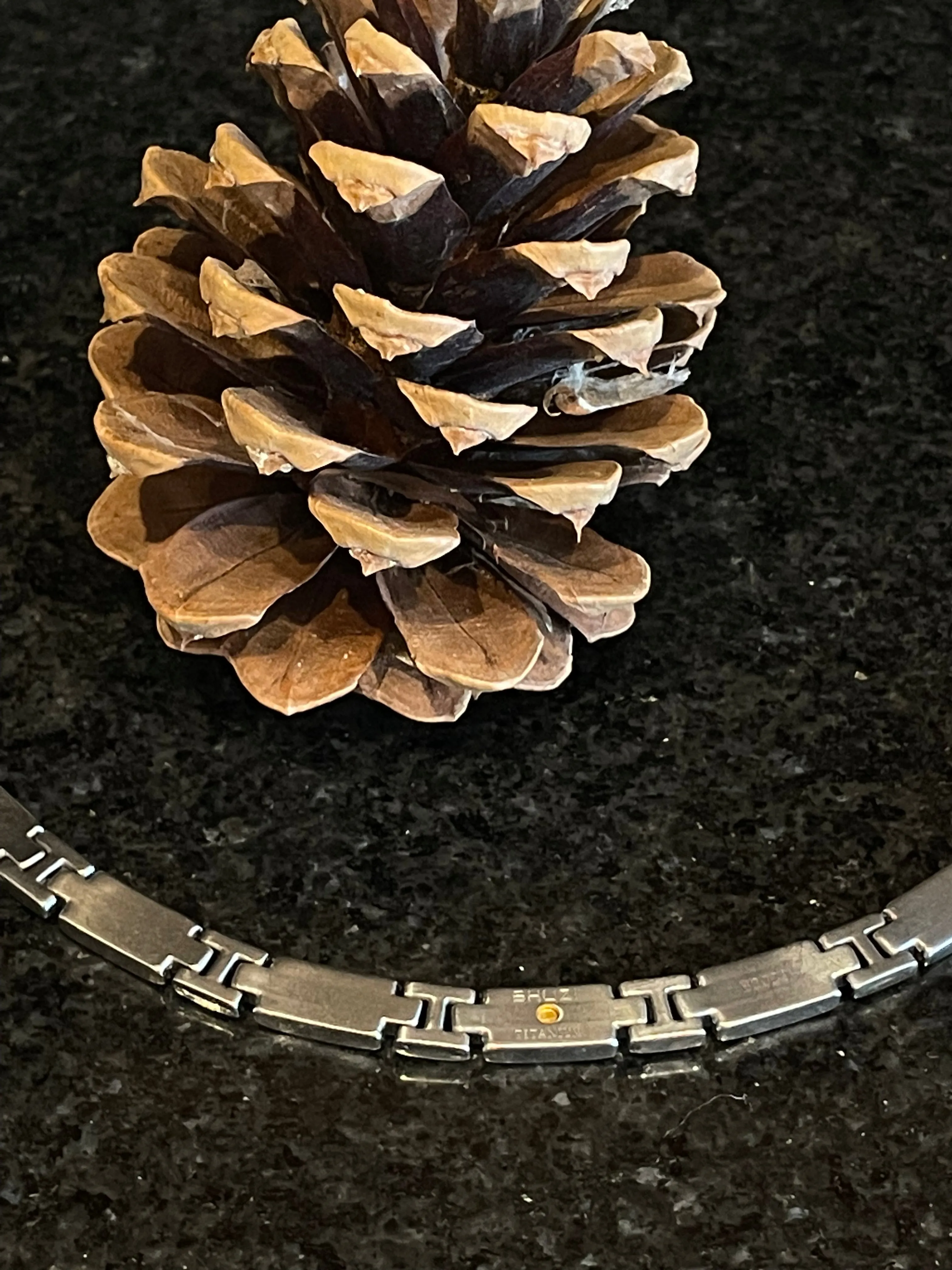 Shuzi Titanium Bracelet for Him or Her
