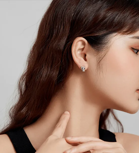Silver Fox Earrings