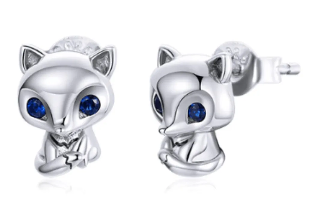 Silver Fox Earrings