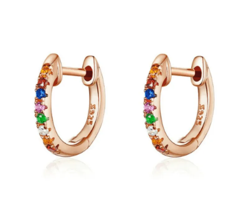 Silver Gold Round Circle Hoop Earring