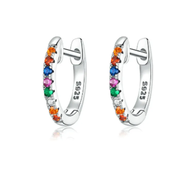 Silver Gold Round Circle Hoop Earring