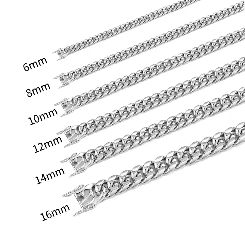 Silver UNX Gender Inclusive 20" Cuban Link Necklace