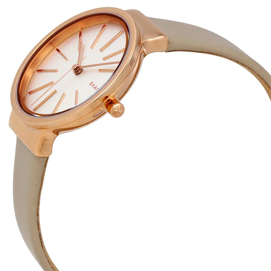 Skagen Ancher White Dial Ladies Watch SKW2481