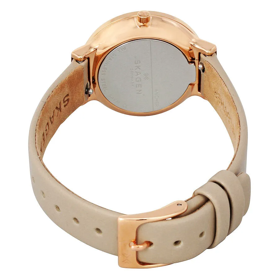 Skagen Ancher White Dial Ladies Watch SKW2481