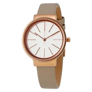 Skagen Ancher White Dial Ladies Watch SKW2481