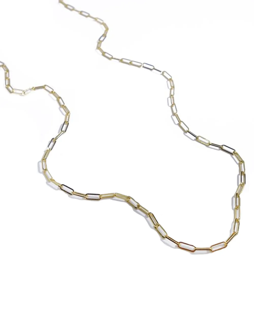 Skinny Paperclip Link Chain