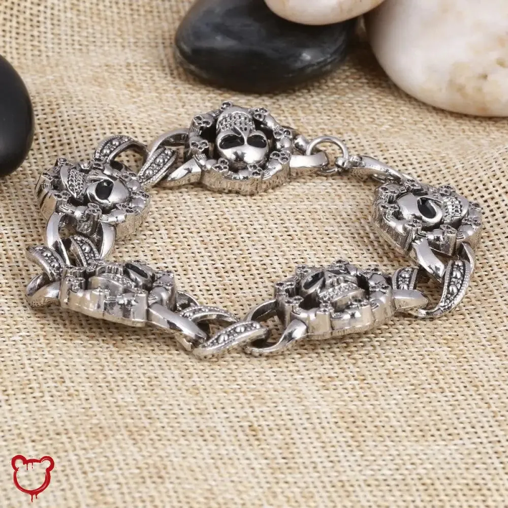 Skull Charm Bracelet
