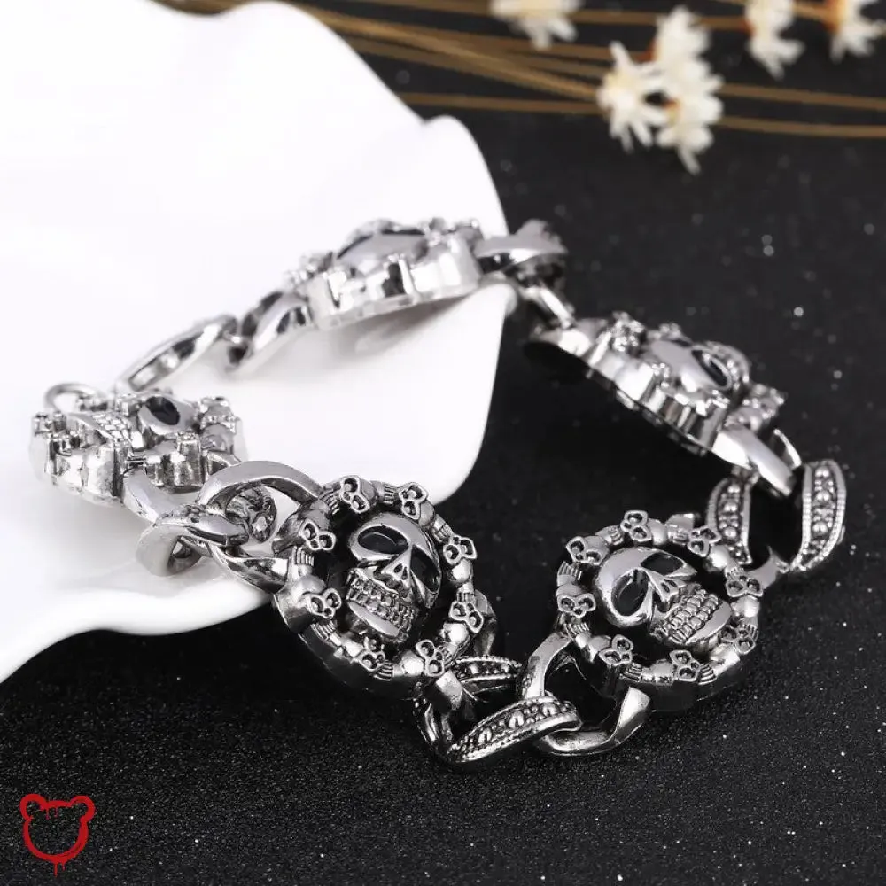 Skull Charm Bracelet
