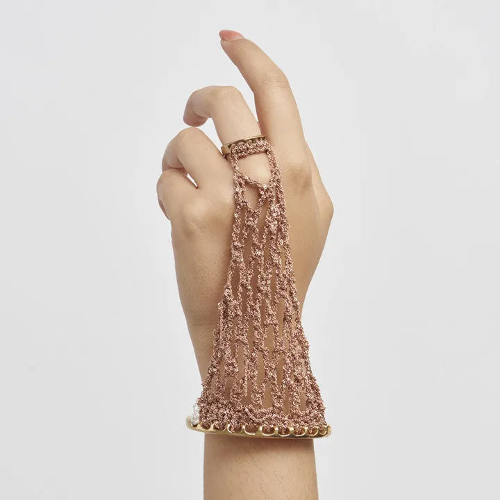Slave Bracelet in Gold w/ Brass Hardware
