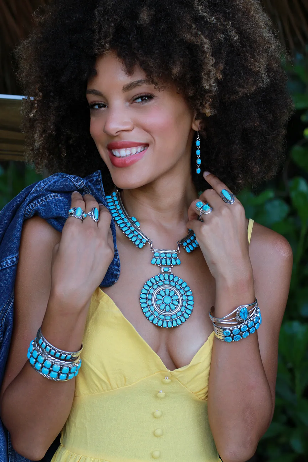 Sleeping Beauty Turquoise Row Cuff